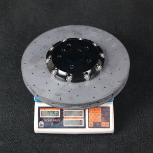 HEUR Brake Carbon Ceramic Rotor For Vw Cc Golf R Mk7 Refit 393*36mm Front Set