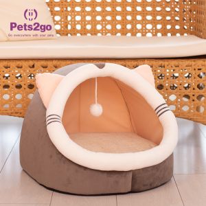 Warm Cloth Material 1kg Cat Bed House For Winter