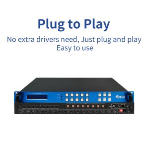 BIT-Ma-U1-MC0808 8x8 4K60 HDMI Matrix Switcher With Audio Extraction IR Control