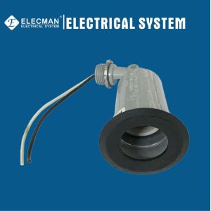 Aluminum Weatherproof Lamp Holder Outdoor Lampholder With External Sealing