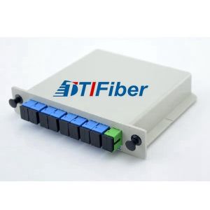 1X8/ 1x16 Fiber Optic Splitter With SC/UPC Connector / PLC Splitter Module (