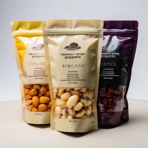 3.5g 7g 12g 28g Digital Printed Aluminum Foil Food Packaging Stand Up Smell