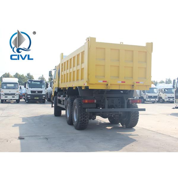 EuroII A7 371 HP Dump Truck , 10 Wheels Sinotruk Dump Truck LHD 50 Tons tipper truck color option