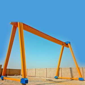 Electric Single Girder Gantry Crane Light Duty 5 Ton