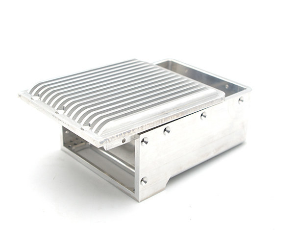 Buy Machining Electronic / Chip Radiator Aluminum Parts Turning Milling Processing at wholesale prices