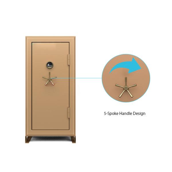 Fingerprint Lock 7 Open ways Jewelry Safe Box Watch Winder Safe 35mm Solid Steel Latches