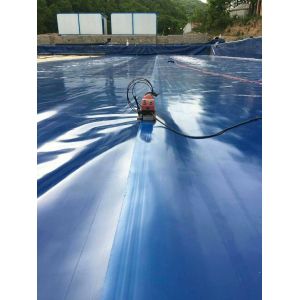 Swimming Pool HDPE Geomembrane Liner 1.5mm Blue Landfill