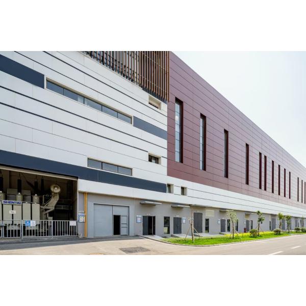 GB Steel Structural Warehouse Construction With Beautiful Outlooks Design And