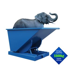 Outdoor Forklift Recycle  Bin With Cover Waste Treatment