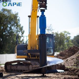 Digger Earth Auger Drilling Machine For Excavator