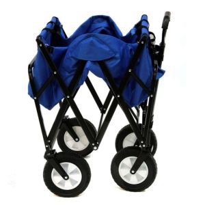 Movable Four Wheel Lightweight Collapsible Wagon For Garden Camping