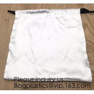 Satin Gift Bag For Midi Wrap Dress,Elegant Purple Satin Pouch For Rings,Satin