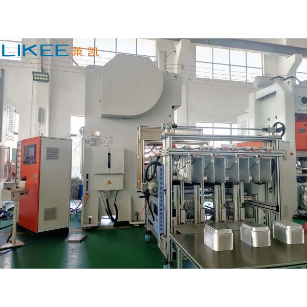 Buy SIMENSE Motor 12000 Pcs/h Aluminium Foil Container Production Line LK-T63 at wholesale prices