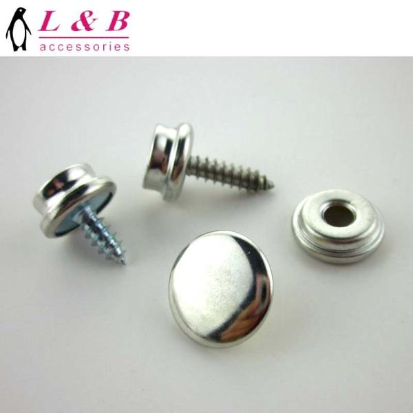 Wholesale metal sewing button custom logo brass buttons