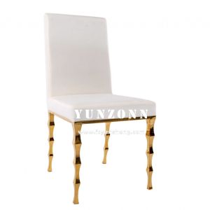Elegant Black Velvet Stacking Banquet Chair With Bamboo Legs