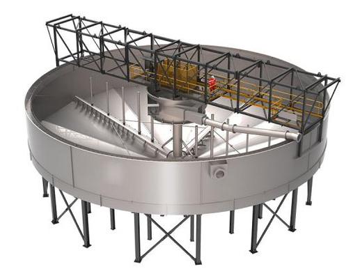 40TPD Gravity Sludge Thickener 20m Diameter Thickener Equipment