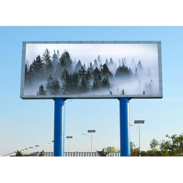 Single Pillar Type P4 Outdoor LED Displays Rgb SMD1921 HD Screen