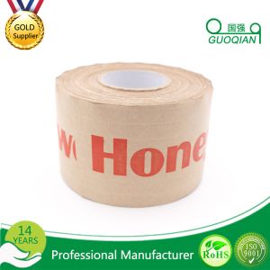 100% Recyclable Rubber Based Adhesive Custom Printed Kraft Paper For Packing