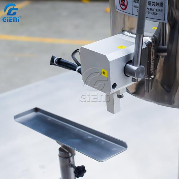 20L Melting Stirring Tank Lipstick Pouring Machine Hand Manual Type Metal Mold