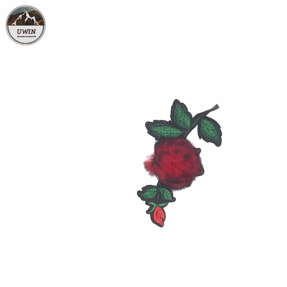 Distinct Design Floral Embroidery Patches , Eco Friendly Stick On Patches For