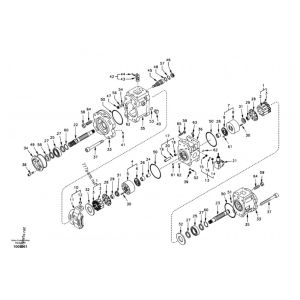 Excavator Parts TM60 R320LC-7 R305-7 Travel Motor Assy 39Q8-42100