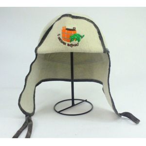 Customed wool felt sauna hats