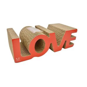 OEM Corrugated Cat Scratcher , Durable Cat Scratching Pad Cardboard Glossy Lamin