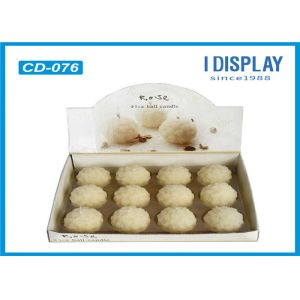 Quality 12 Cell Recyclable Cardboard Counter Display / Food Display Stands for sale