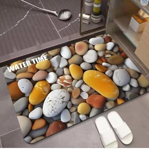 Expansion Air Stone Bathroom Floor Mat Cartoon Pebble Diatom Mud Floor Mat