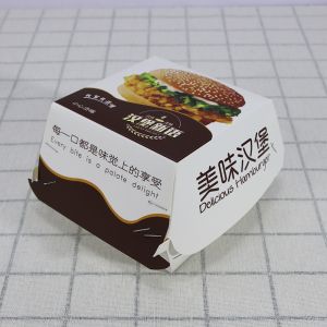 Reusable Plain Potato Chip Burger And Fries Boxes Packaging Custom