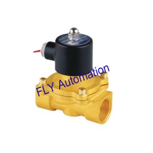 1.05 Mpa 24V Unid 2 Ways Brass Zinc Alloy Water Solenoid Valves 2W250-25