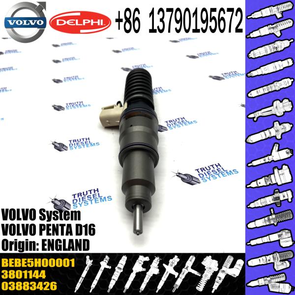 High Quality Diesel Fuel Injector 3883426 3801144 03883426 BEBE5H00001 For VOL PENTA D16