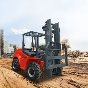 Multifunction Diesel Off Road Drum Forklift Truck Machines
