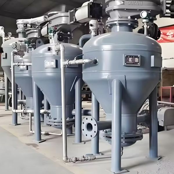 custom Industrial Powder Granule Storage Tank Pump Continuous Lifting Vacuum Pumping Pneumatic Feeder Conveyors Control System