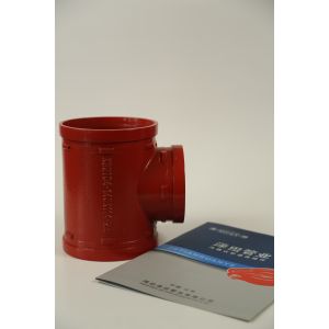 Ductile Iron Grooved Tee Fast Delievery For Construction Machinery
