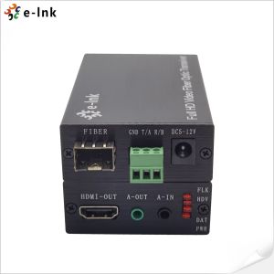 HDMI Fiber Optic Extender Long Distance Transmission with Bidirectional Audio