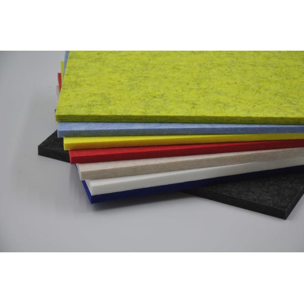 Buy Office Square Acoustic Panels Polyester Fiber 3D Felt Wall Panels at wholesale prices
