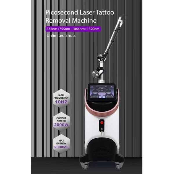 Korea Imported Laser Arm 1064 532 755nm Picosecond Laser For Tattoo Removal