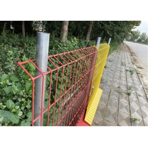 Pvc Coating 2.2m Temporary Edge Protection Barriers Lightweight