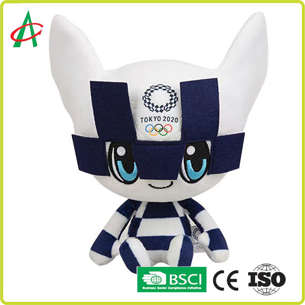 Buy ASTM Washable Tokyo 2021 Olympic Mascot Plush Toys at wholesale prices