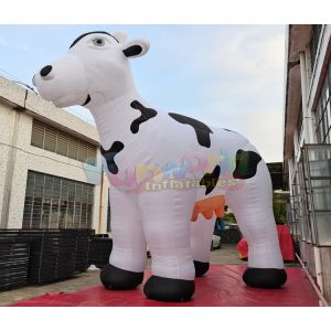 Milk Cow Air Characters 0.9mm PVC Advertising Inflatables