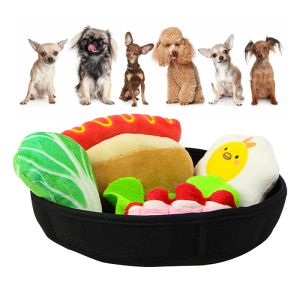 Upgrade Your Pet's Playtime with 2022 Dog Breakfast Toy Interactive Plush Hide