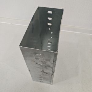 Indoor Solid Bottom Type Cable Tray With Custom Length And Galvanized Finish