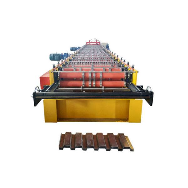 Diameter 95mm Floor Deck Roll Forming Machine Russian / European Style Pump Power 15kw