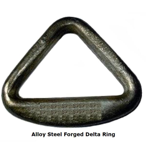 14mm - 16mm Forged D Ring Forged Delta Ring Galvanized Alloy Steel