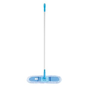 Washable Blue 1.5M Aluminum Handle Microfiber Dry Mop Set