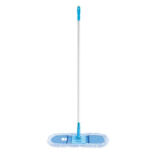 Buy Washable Blue 1.5M Aluminum Handle Microfiber Dry Mop Set at wholesale prices