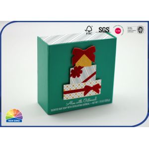 Customized Printed Hinged Lid Paper Box Birthday Present Package