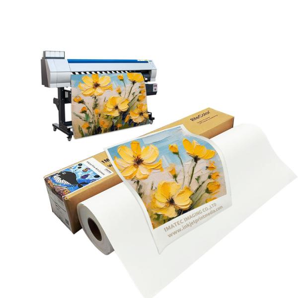 Buy Aqueous 420gsm Matte Polycotton Pigment Inkjet Canvas For Canon at wholesale prices
