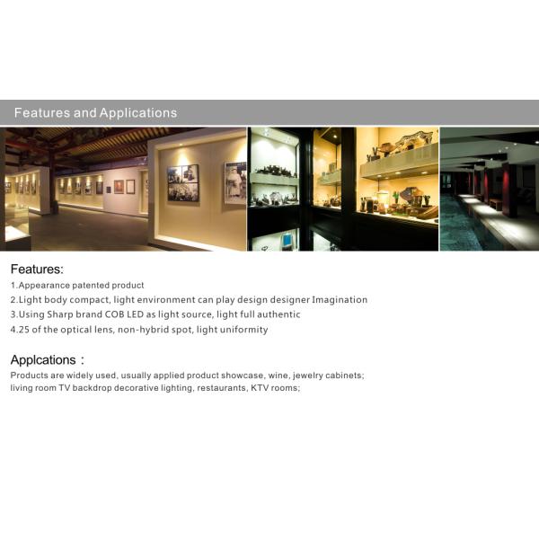 Mini 4W LED wine cabinet showcase lighting LED Recessed light 12V DC/AC, 85-277VAC